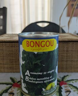 Anamamy sy angivy Bongou en boite 380g (Québec)